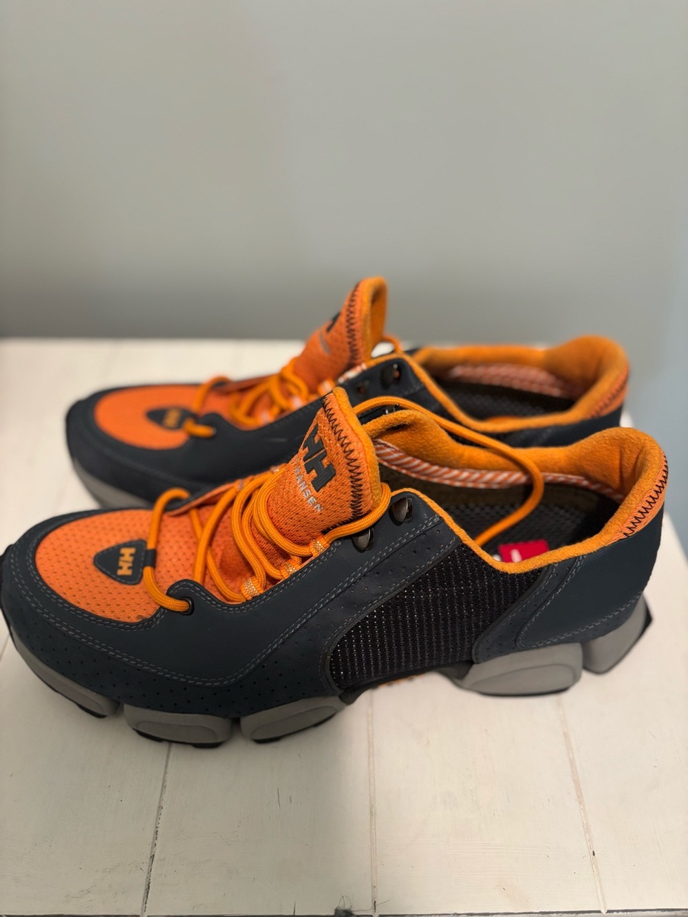 Helly Hansen Skagen Race Series Sailing Shoes Orange Gray Men’s 10.5 NWT - Picture 3 of 7